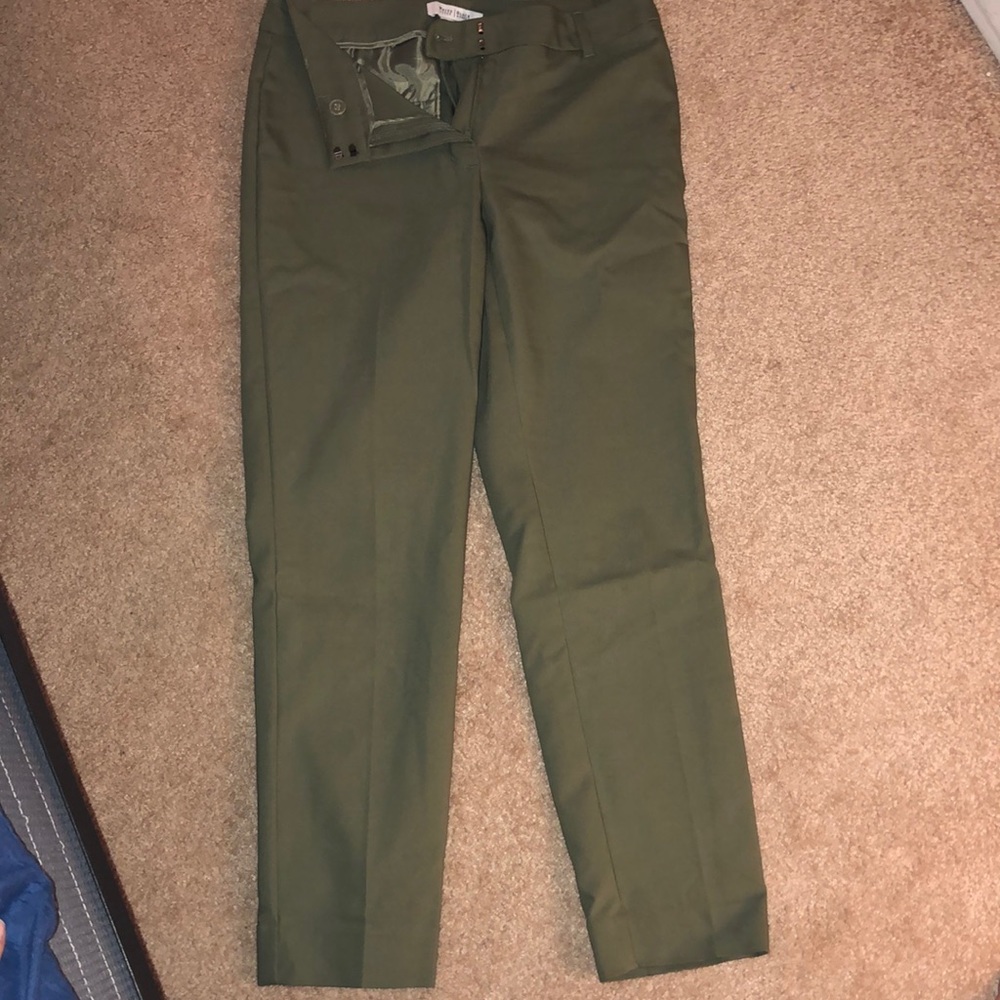 White House Black Market Olive business pants